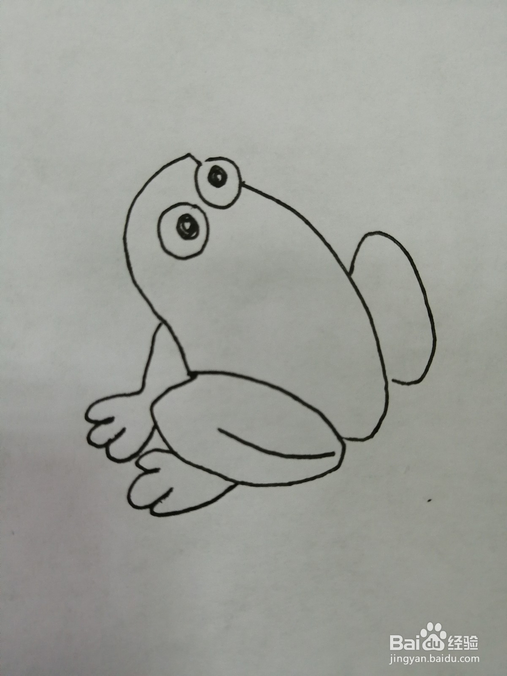 可爱的小青蛙怎么画