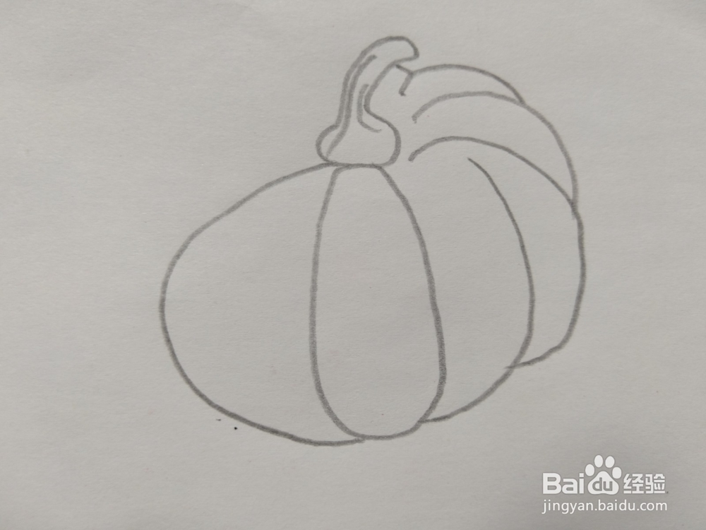 简笔画南瓜画法十三