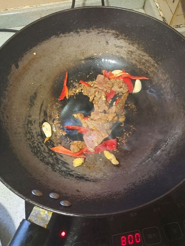 快手营养霸王花炒牛肉