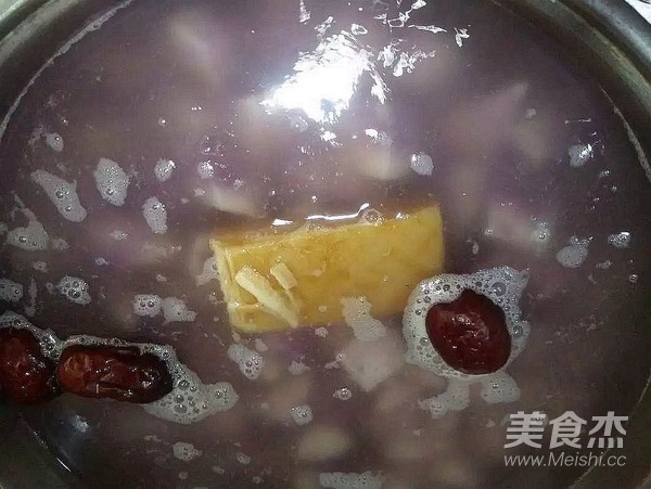红枣花心番薯甜汤