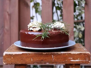 森系巧克力蛋糕怎么做？