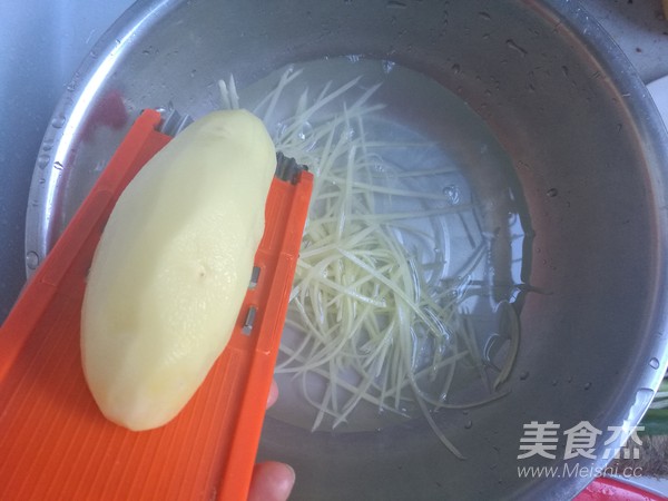 清炒双丝的做法