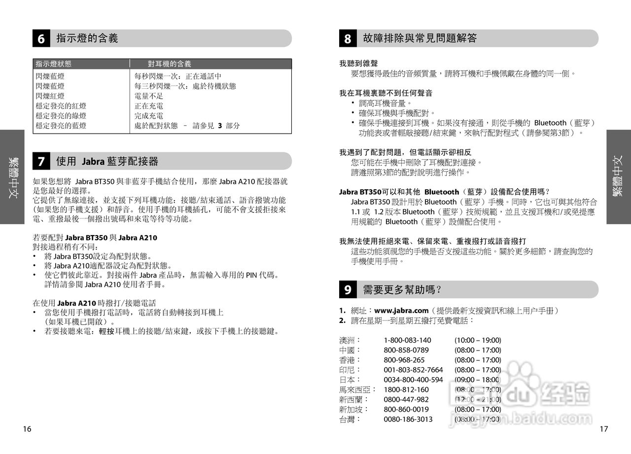Jabra BT350蓝牙耳机使用手冊:[2]