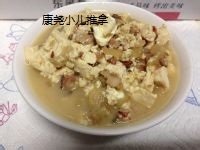 小朋友补钙-培根榨菜豆腐羹
