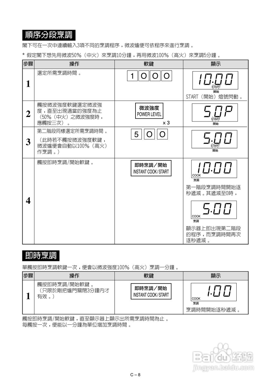 声宝R-342F型微波炉说明书:[1]