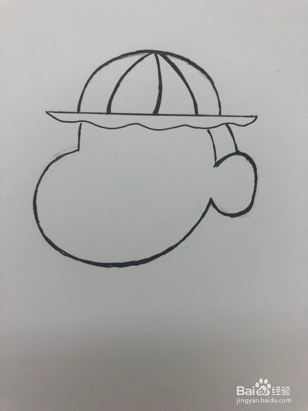 抖音最火—蜡笔小新简笔画教程