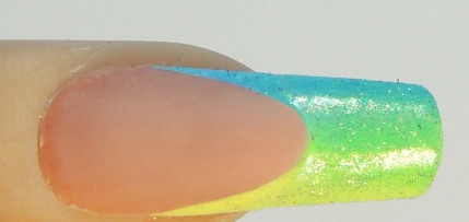 指尖抽象画美甲