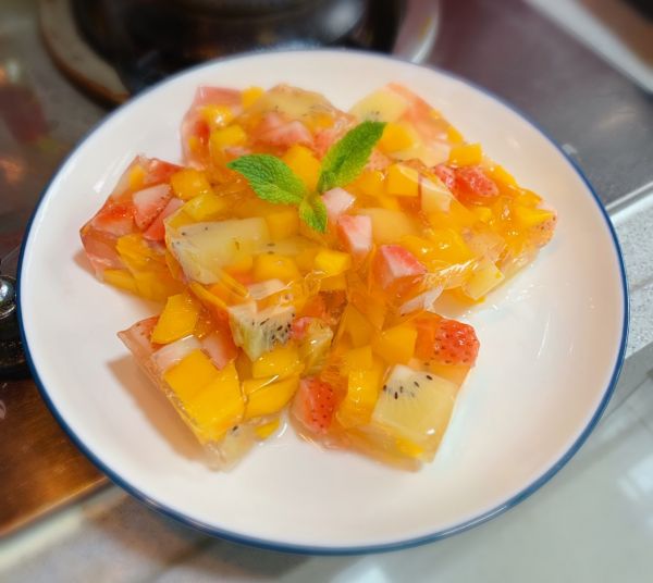 自制新鲜水果果冻