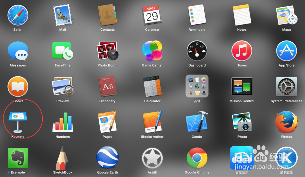 Macbook电脑如何制作Keynote【演示】(PPT)