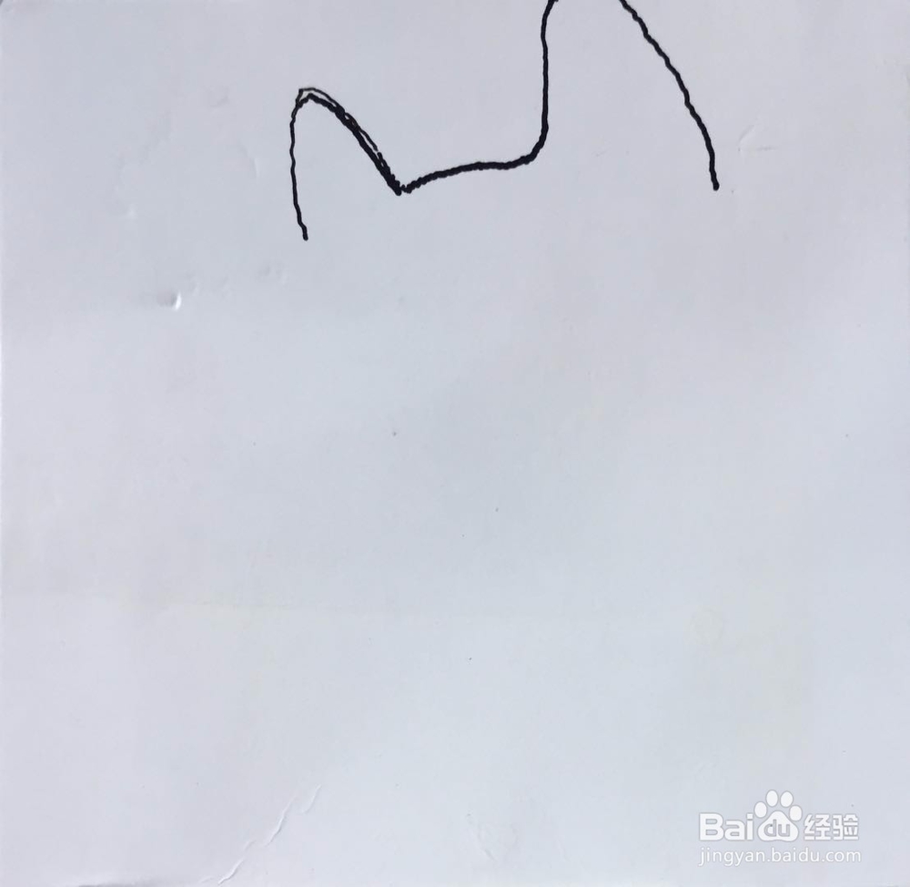 茉莉蜡笔手绘之萌宠哈士奇