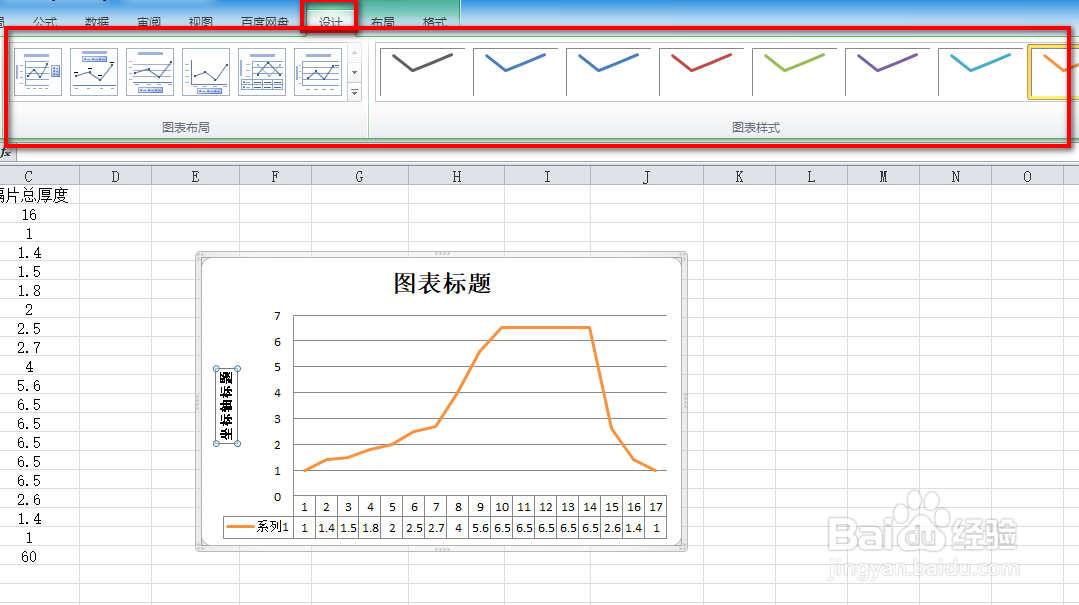 Excel中如何插入折线图