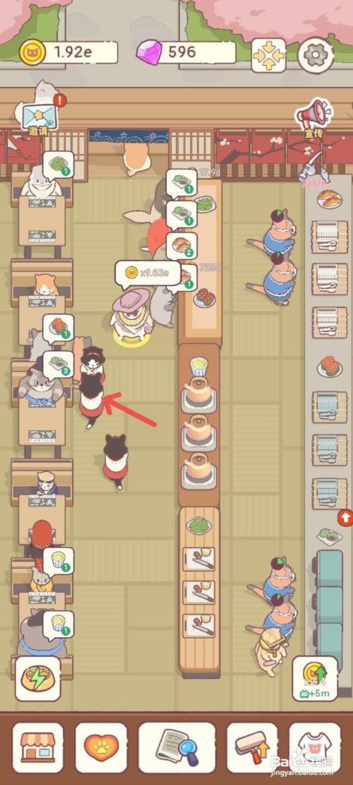 猫咪零食吧如何雇佣手速很快的猫咪员工收拾餐具