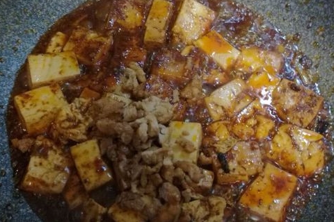 麻婆豆腐的做法（英文版)