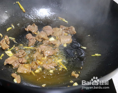 如何制做牛肉炒西兰花