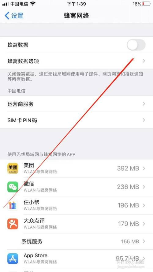 iPhone手机怎么才能打开移动网络