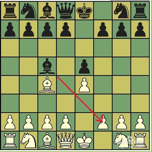 国际象棋开局四步杀