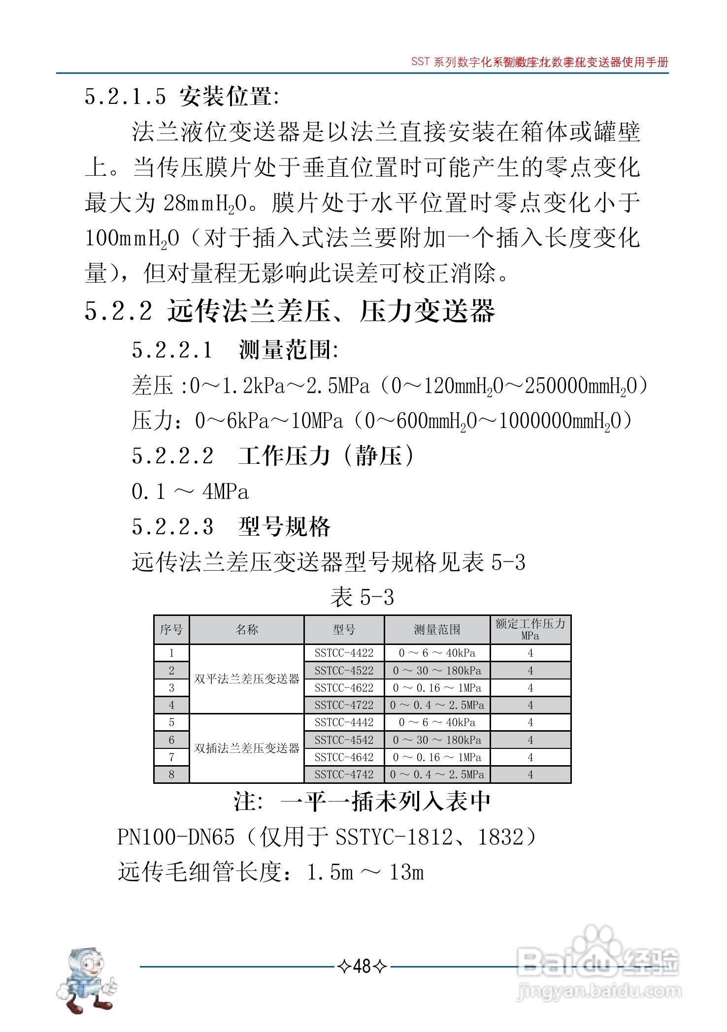 伟岸SST数字化智能压力差压变送器说明书:[5]
