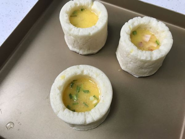 堡尔美克鸡蛋披萨杯