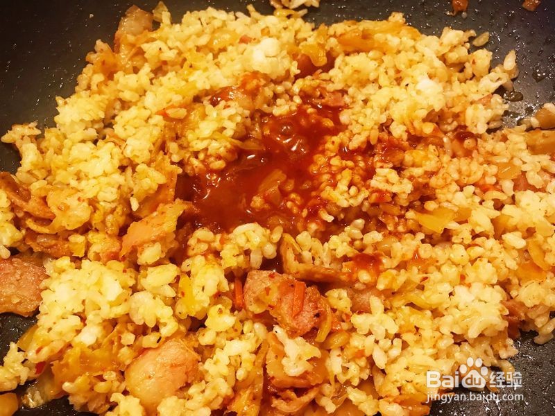 泡菜起司炒饭怎么做