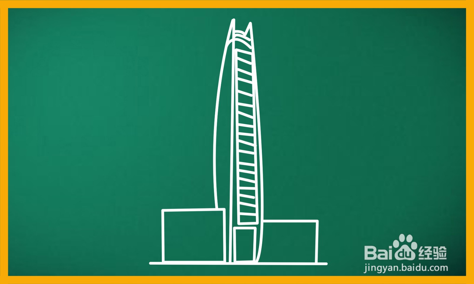 东莞标志性建筑简笔画