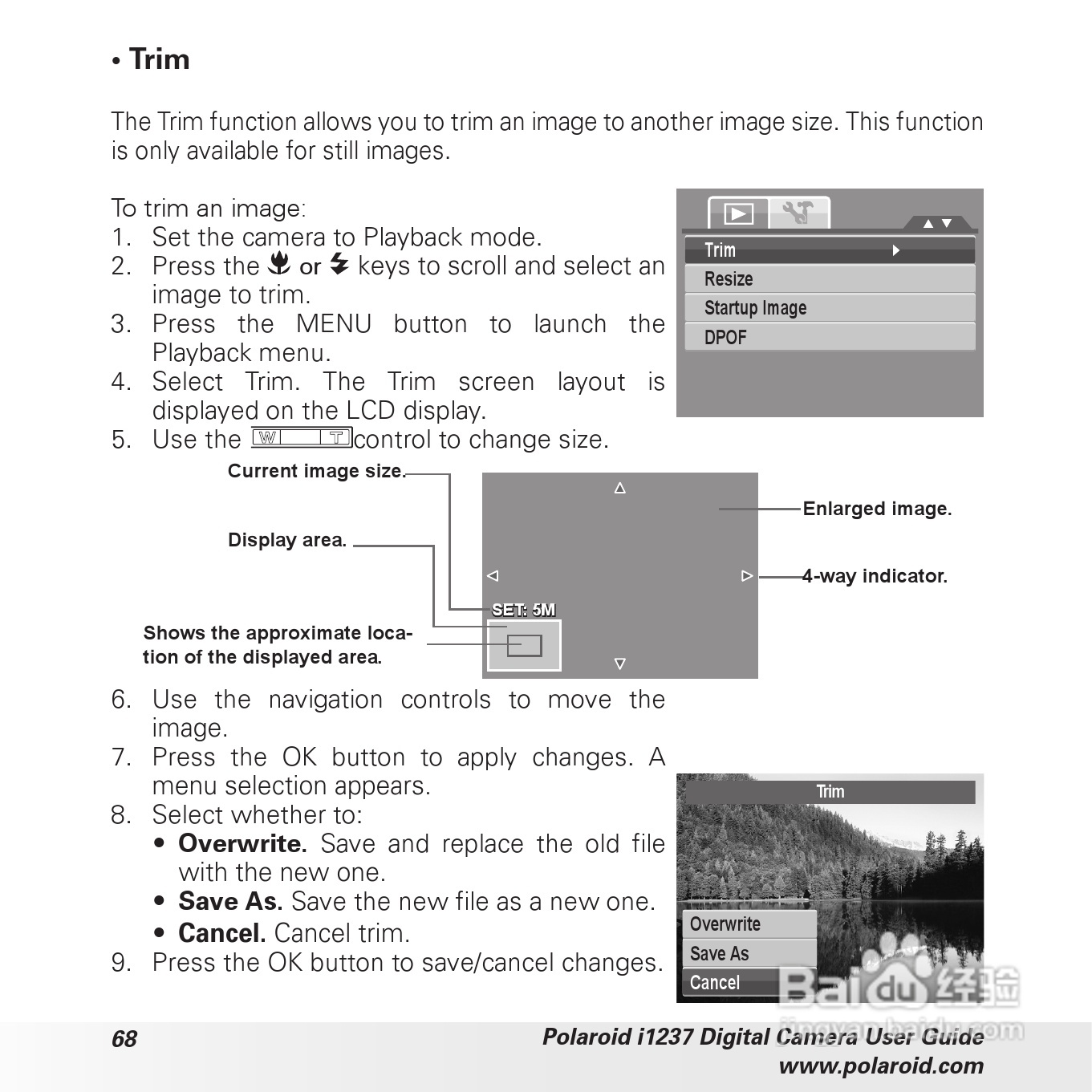 宝丽来Polaroid i1237数码相机使用说明书:[7]