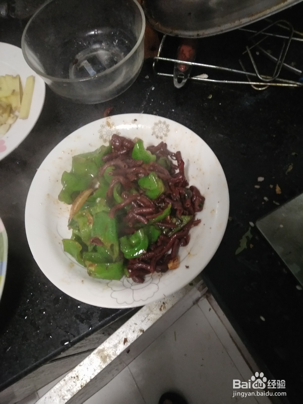 熟鸭肠炒青椒