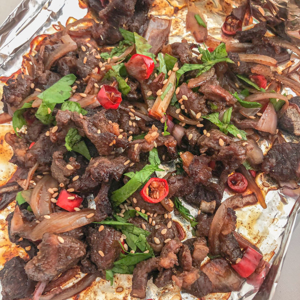 洋葱孜然烤牛肉