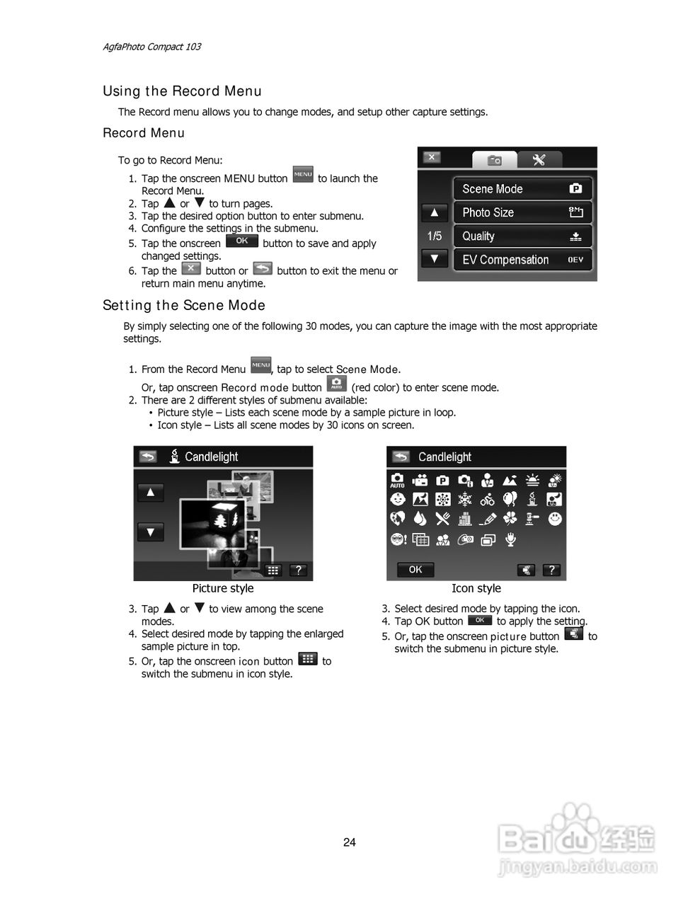 爱克发Compact 103数码相机使用说明书:[3]