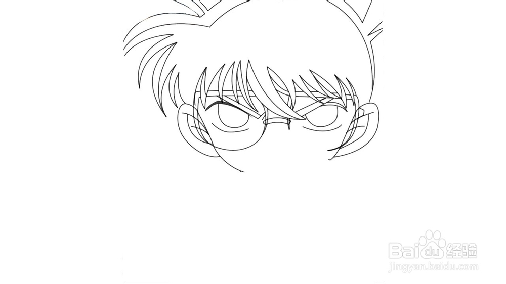 名侦探柯南简笔画