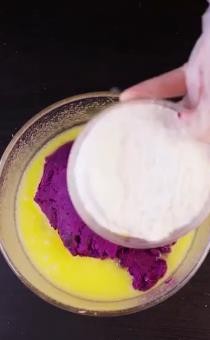 健康美味紫薯曲奇