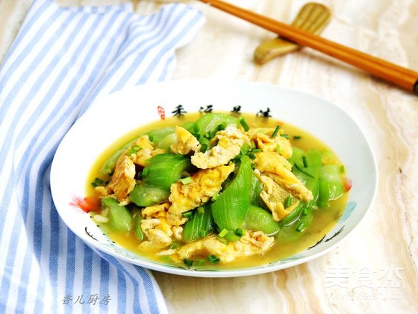 丝瓜炒鸡蛋的做法