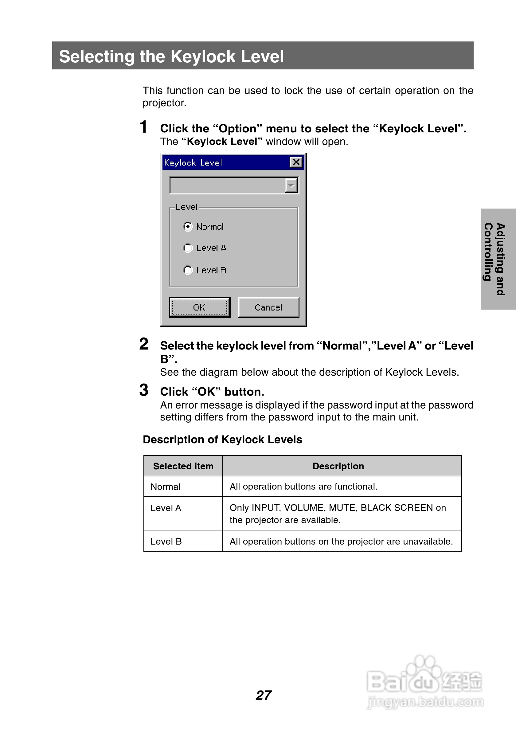 夏普XG-P10XE投影机使用说明书:[3]