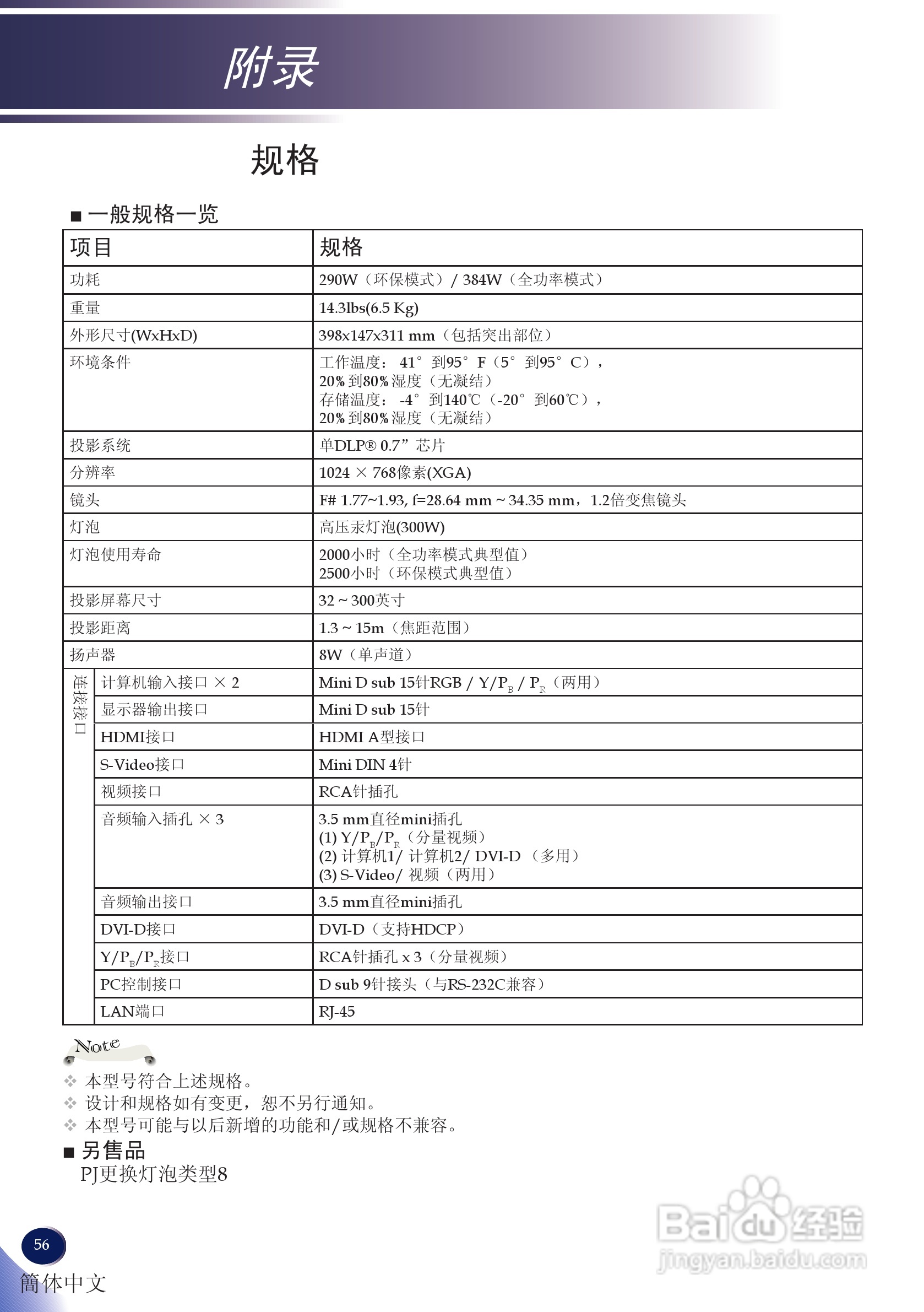 理光PJ X5260投影机说明书:[6]