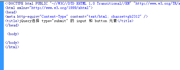 jQuery选择 type=