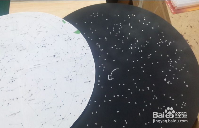 怎样制作一个会发光的星图