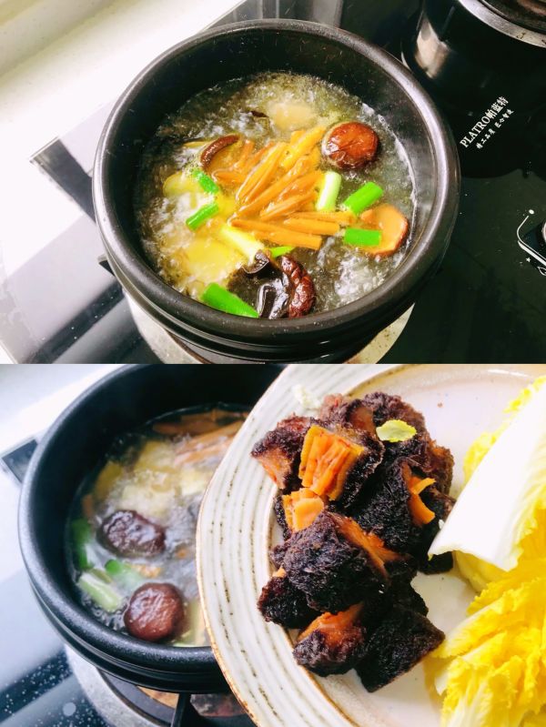 鲜汤海参杂蔬锅