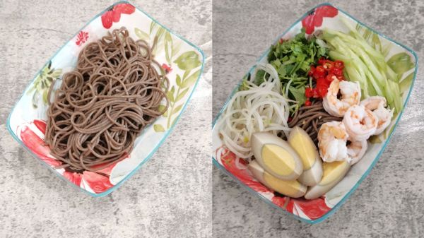 减脂捞汁荞麦面