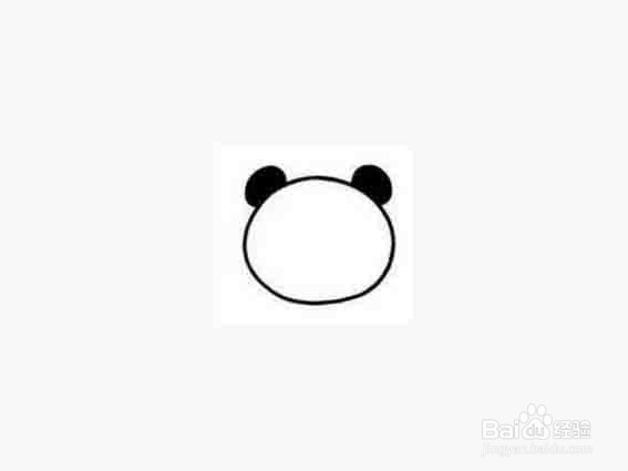 熊猫的简笔画