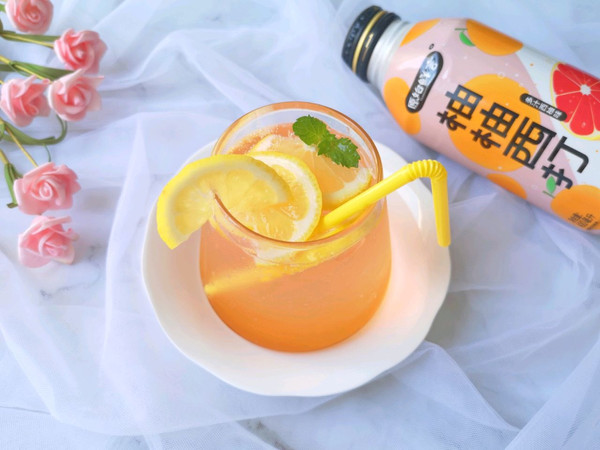 柠檬蜂蜜气泡水