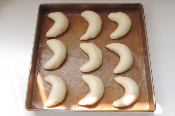 芝士火腿玉米月亮小面包