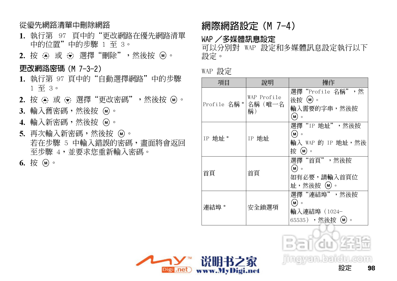 夏普GX-i98手机使用说明书:[10]