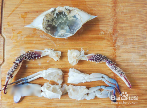 砂锅焗梭子蟹的做法