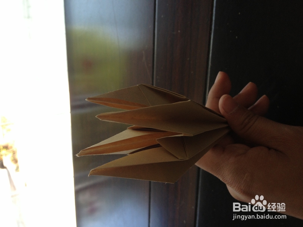 怎样折纸百合花