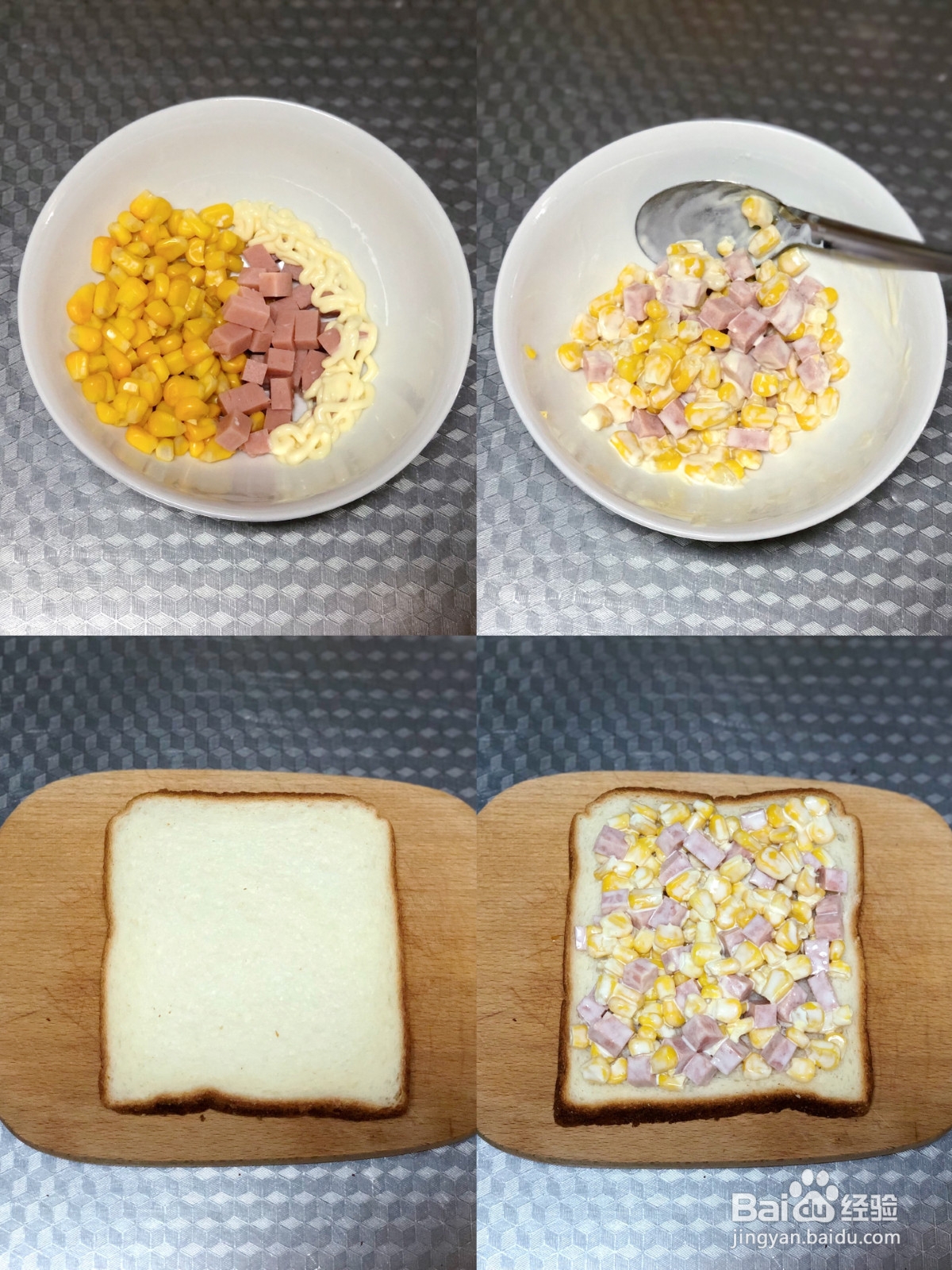 3款吐司迷你披萨的做法