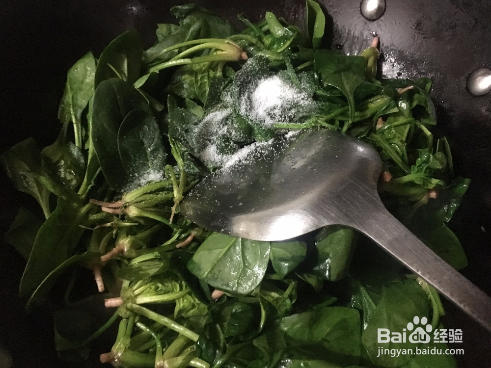 在家里菠菜怎么炒