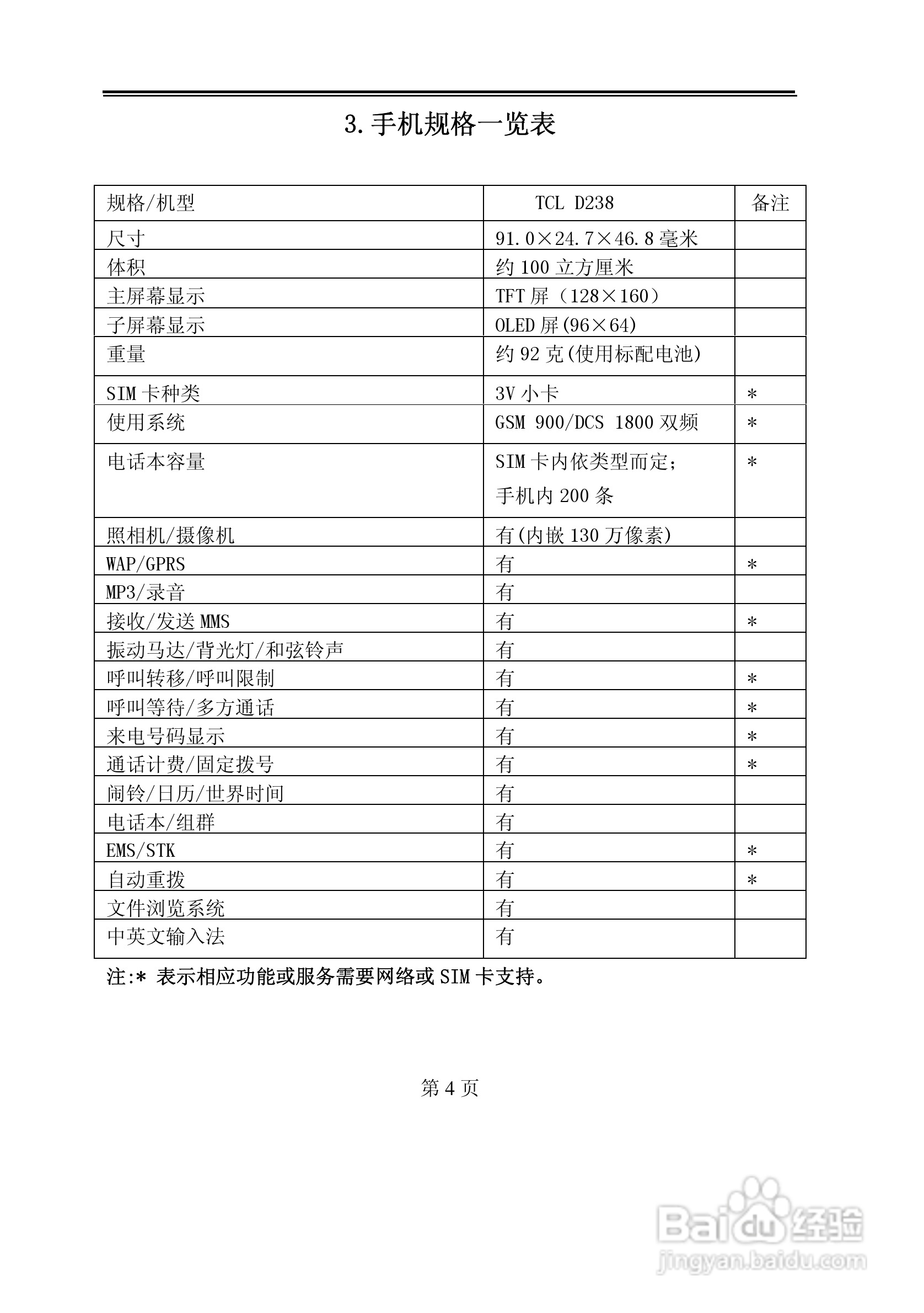 TCL D218手机使用说明书:[1]