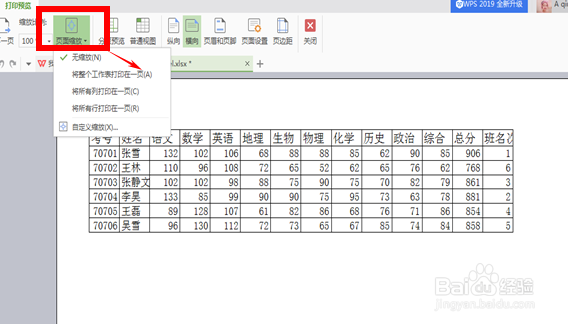 WPS文档在A4纸上打印