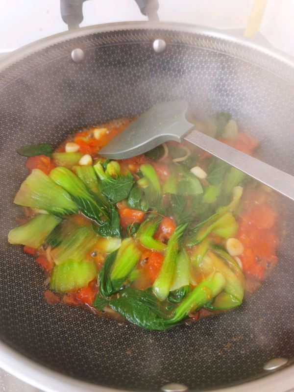 番茄虾意大利面