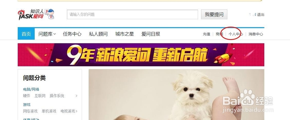 互联网：新手玩转新浪爱问