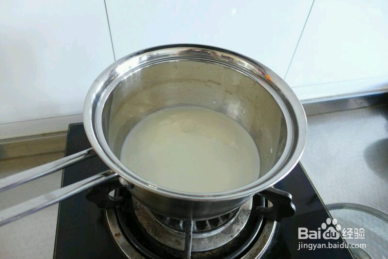 抹茶奶酪布丁的做法